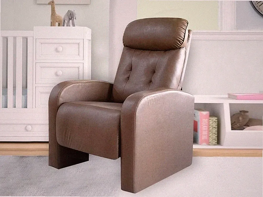 brown recliner couch