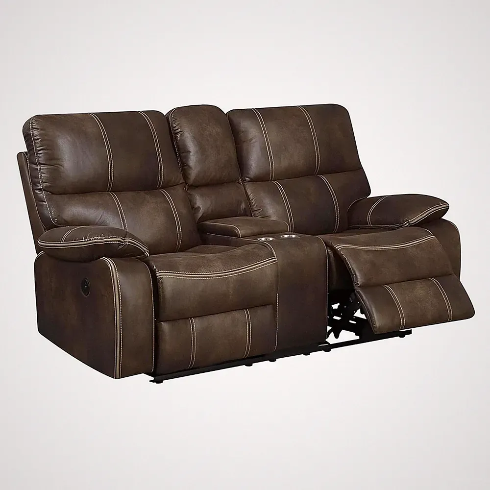 Brown Loveseat