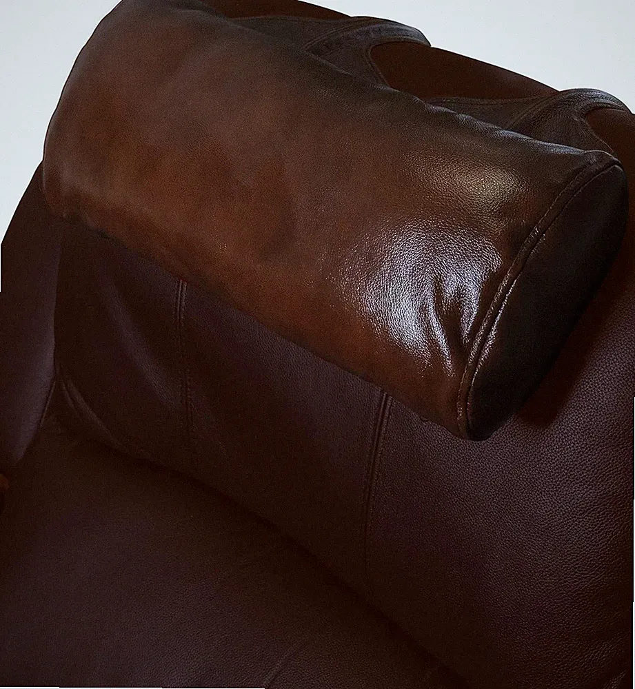 Genuine Leather Recliner Head Pillow-Head and Neck Pillow-Headrest Cushion for N