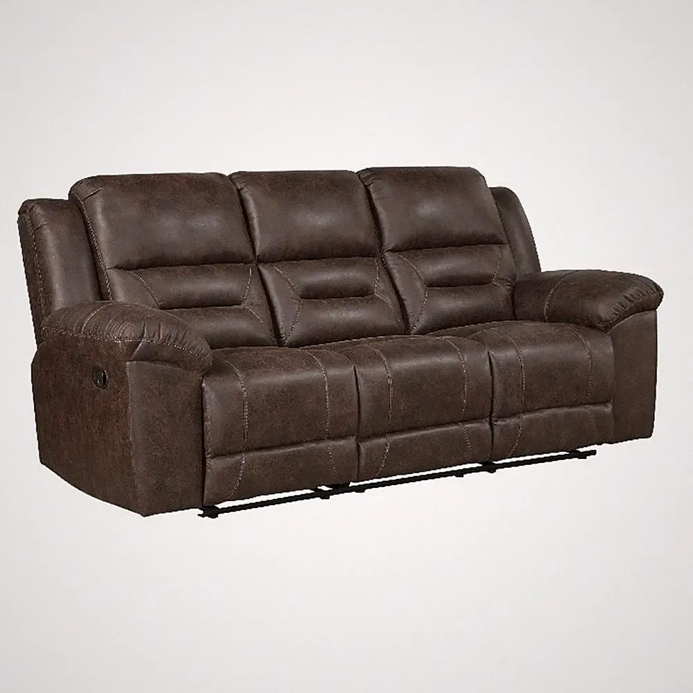 brown recliner sofa