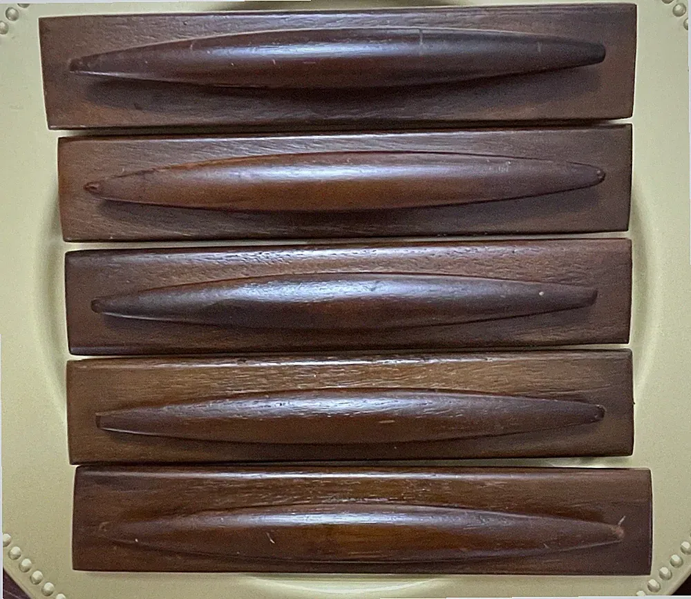 MCM Broyhill Emphasis Drawer Pull, Walnut, Dresser Handle, Vintage, Price1handle