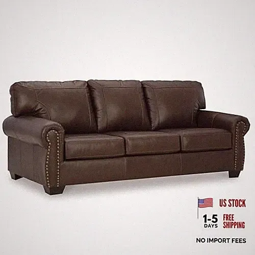Signature Design by Ashley Colleton Classic Leather Match Sofa with Nailheads