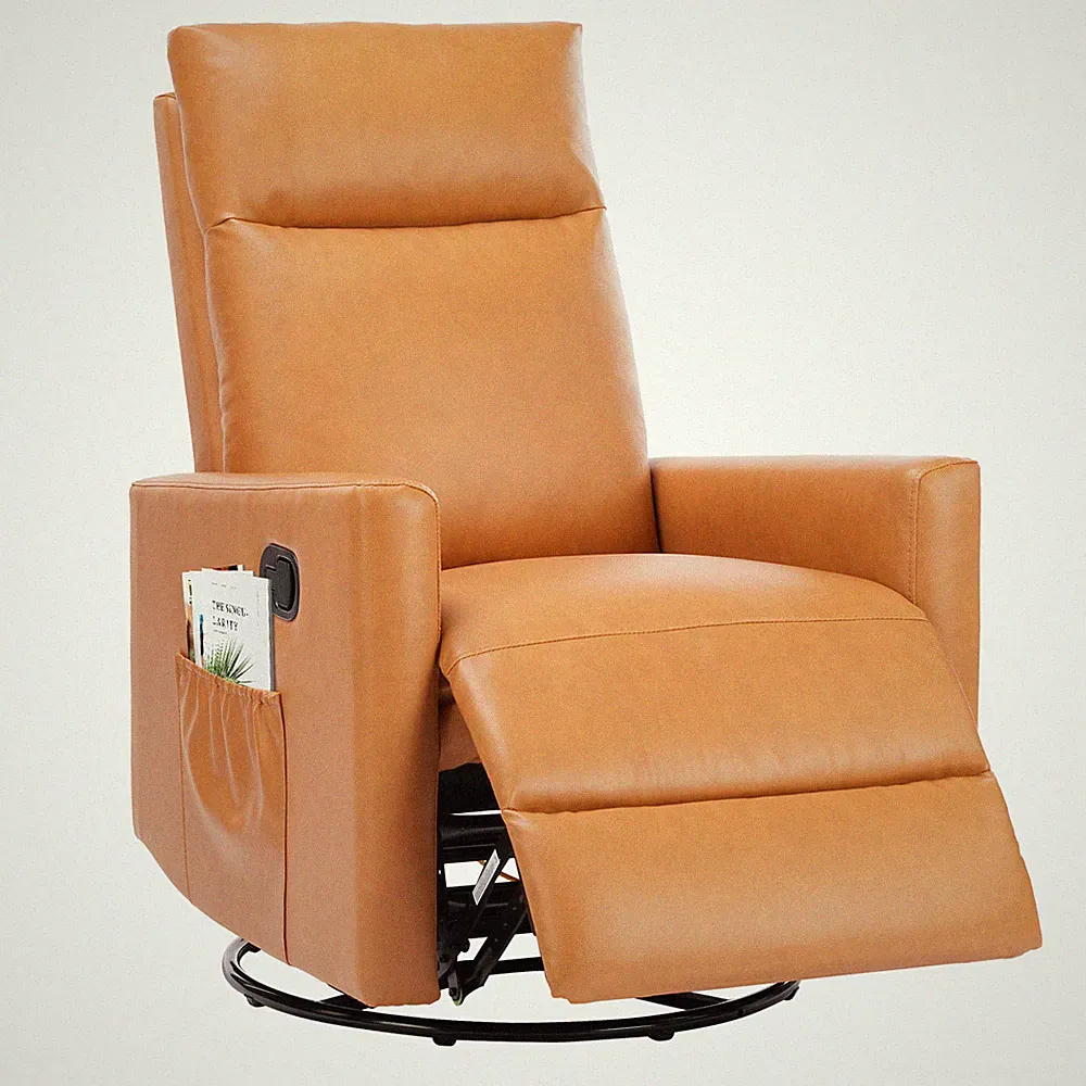 Single Reclining Sofa Wingback Chair Single Sofa Accent Home Theater Seating