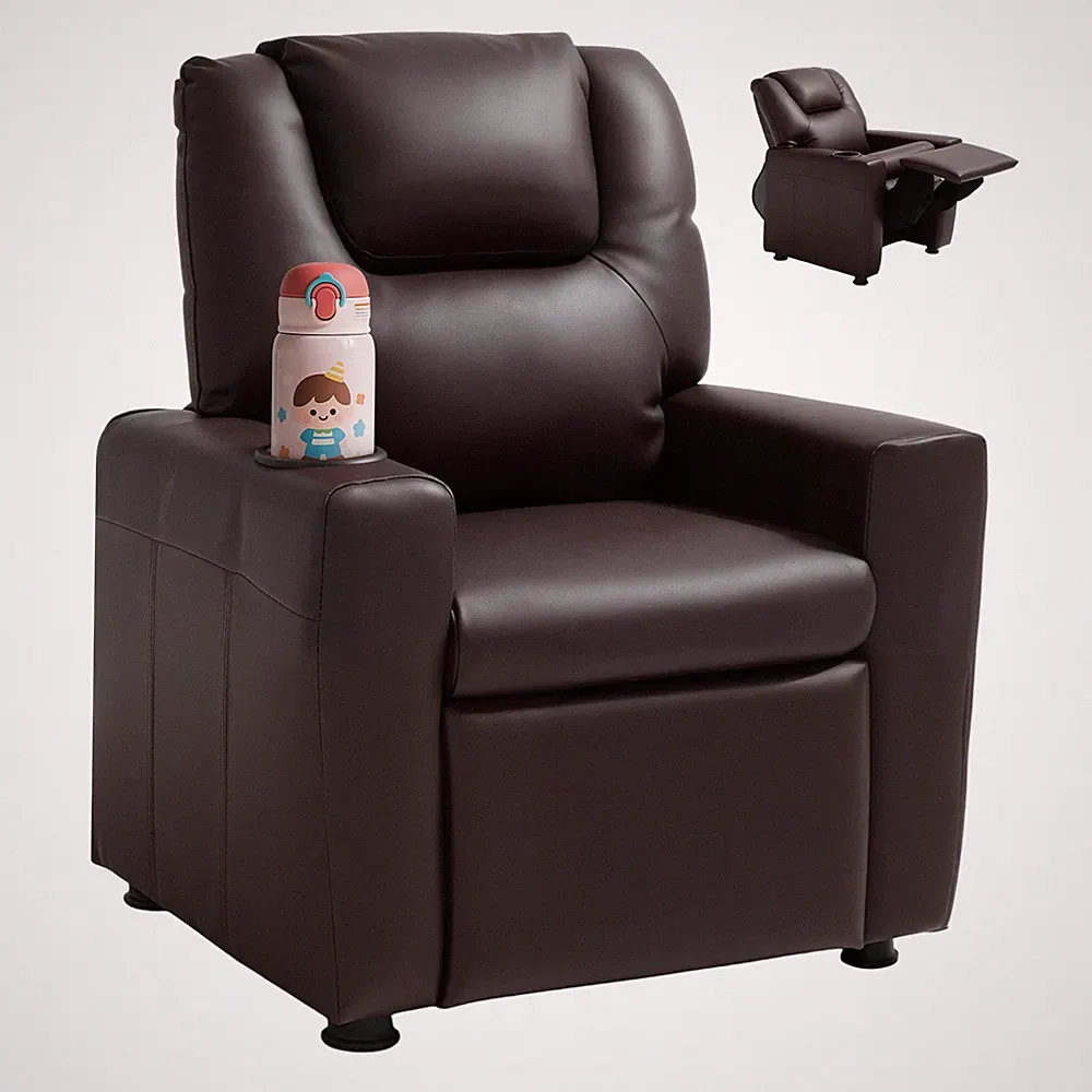 Brown Kids' Recliner